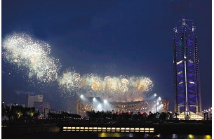 东莞环保提倡城市以后使用开幕式烟花附加阻燃功能以利于降低污染